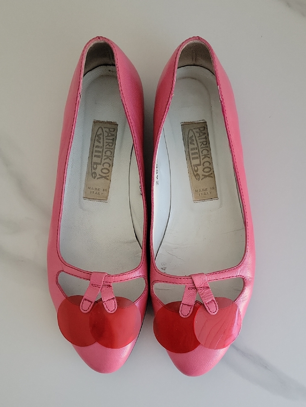 Patrick Cox Pink Leather Flats